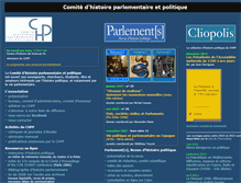 Tablet Screenshot of parlements.org